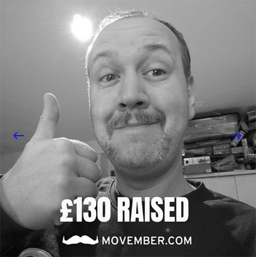 Dav's Movember Tash